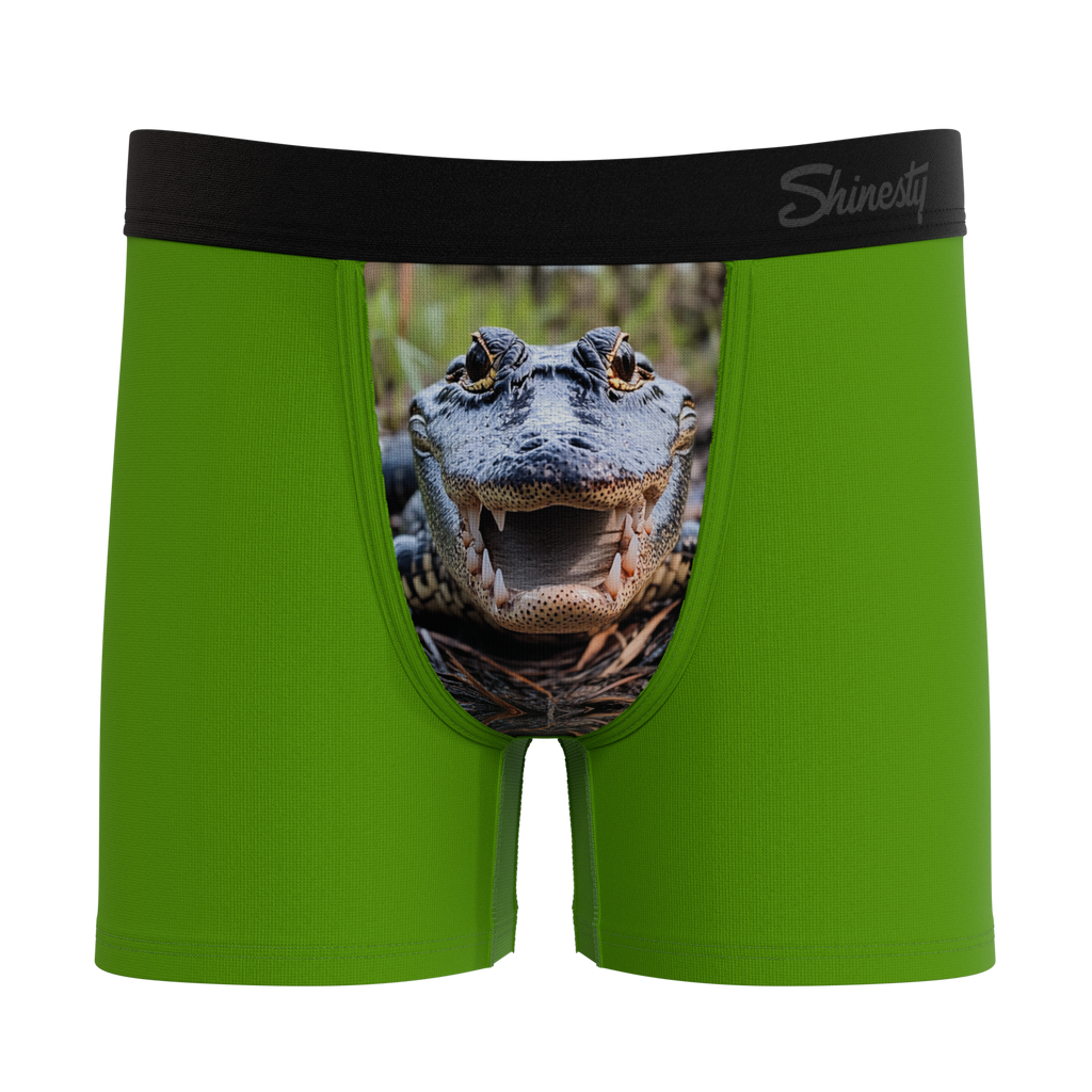 The Nano Gator | Alligator Youth Boxer Briefs - Shinesty
