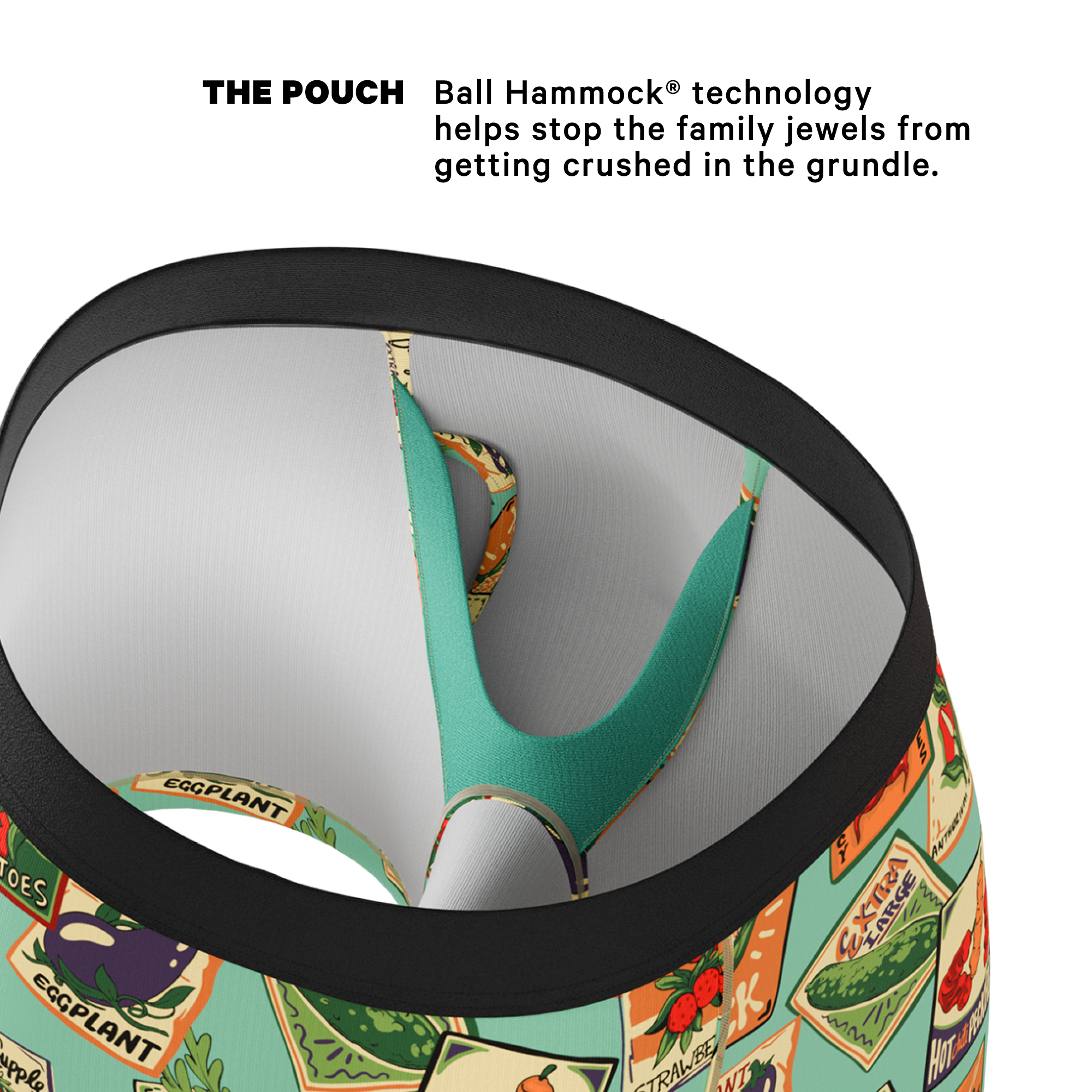 The Need For Seed | Seed Packet Ball Hammock® Pouch Underwear With Fly - Shinesty