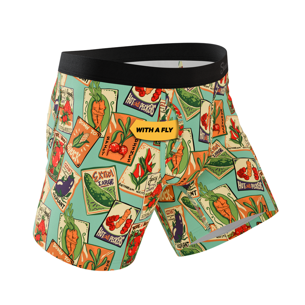The Need For Seed | Seed Packet Ball Hammock® Pouch Underwear With Fly - Shinesty