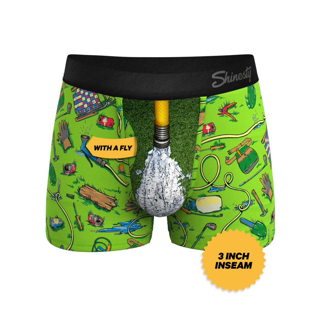 The Nice Piece Of Grass | Gardening Hose Ball Hammock® Pouch Trunks Underwear - Shinesty