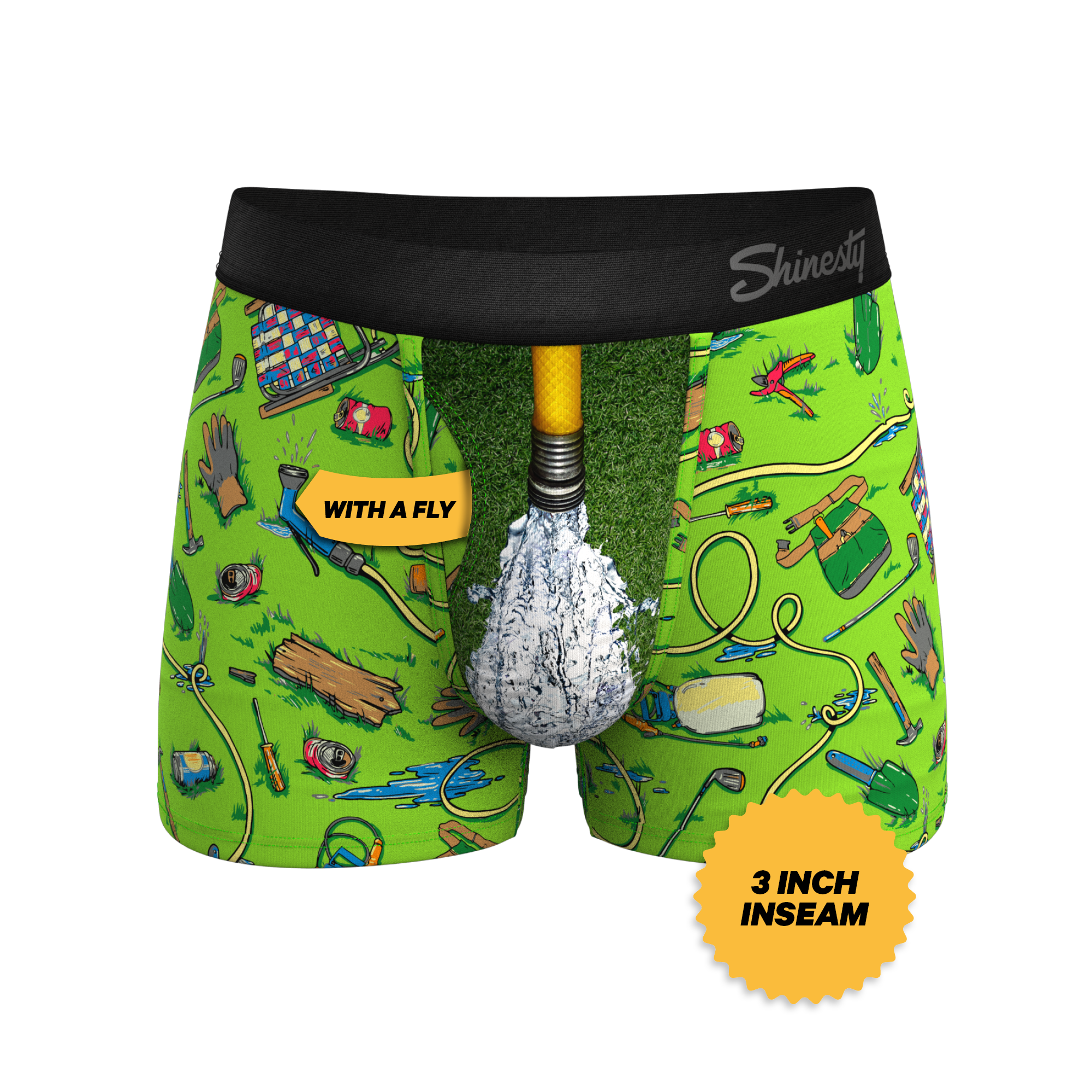 The Nice Piece Of Grass | Gardening Hose Ball Hammock® Pouch Trunks Underwear - Shinesty
