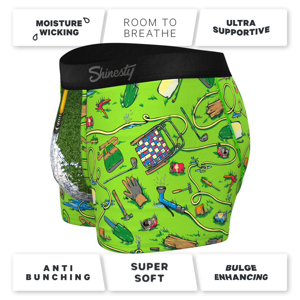The Nice Piece Of Grass | Gardening Hose Ball Hammock® Pouch Trunks Underwear - Shinesty