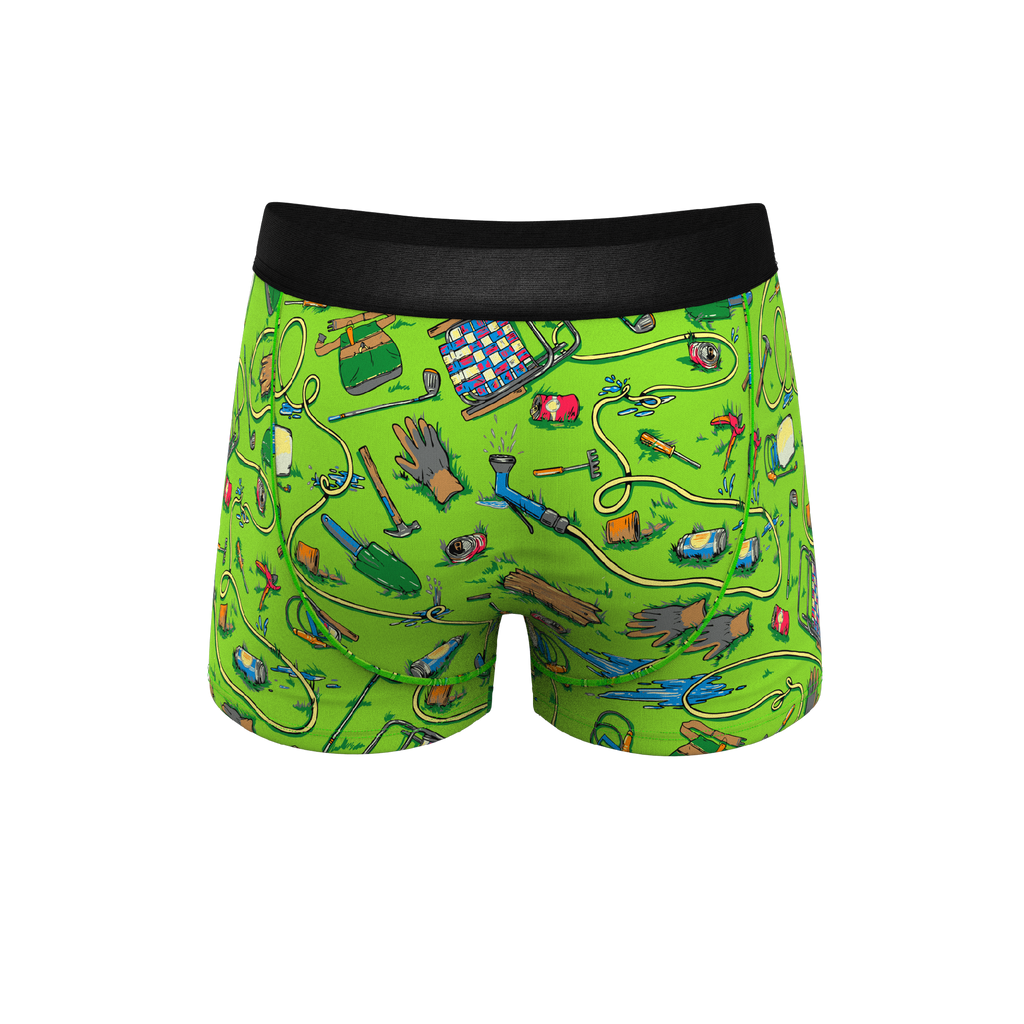 The Nice Piece Of Grass | Gardening Hose Ball Hammock® Pouch Trunks Underwear - Shinesty