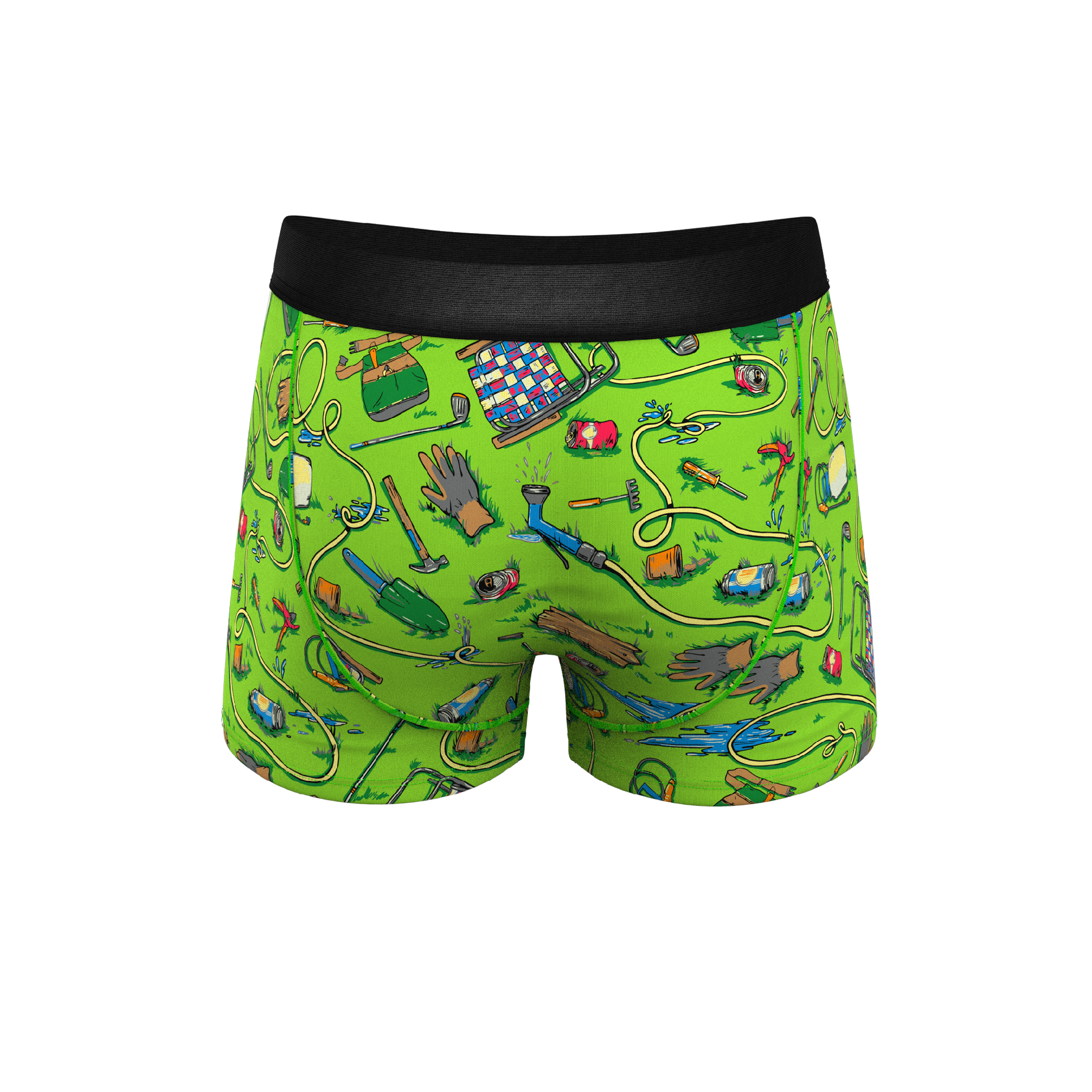 The Nice Piece Of Grass | Gardening Hose Ball Hammock® Pouch Trunks Underwear - Shinesty
