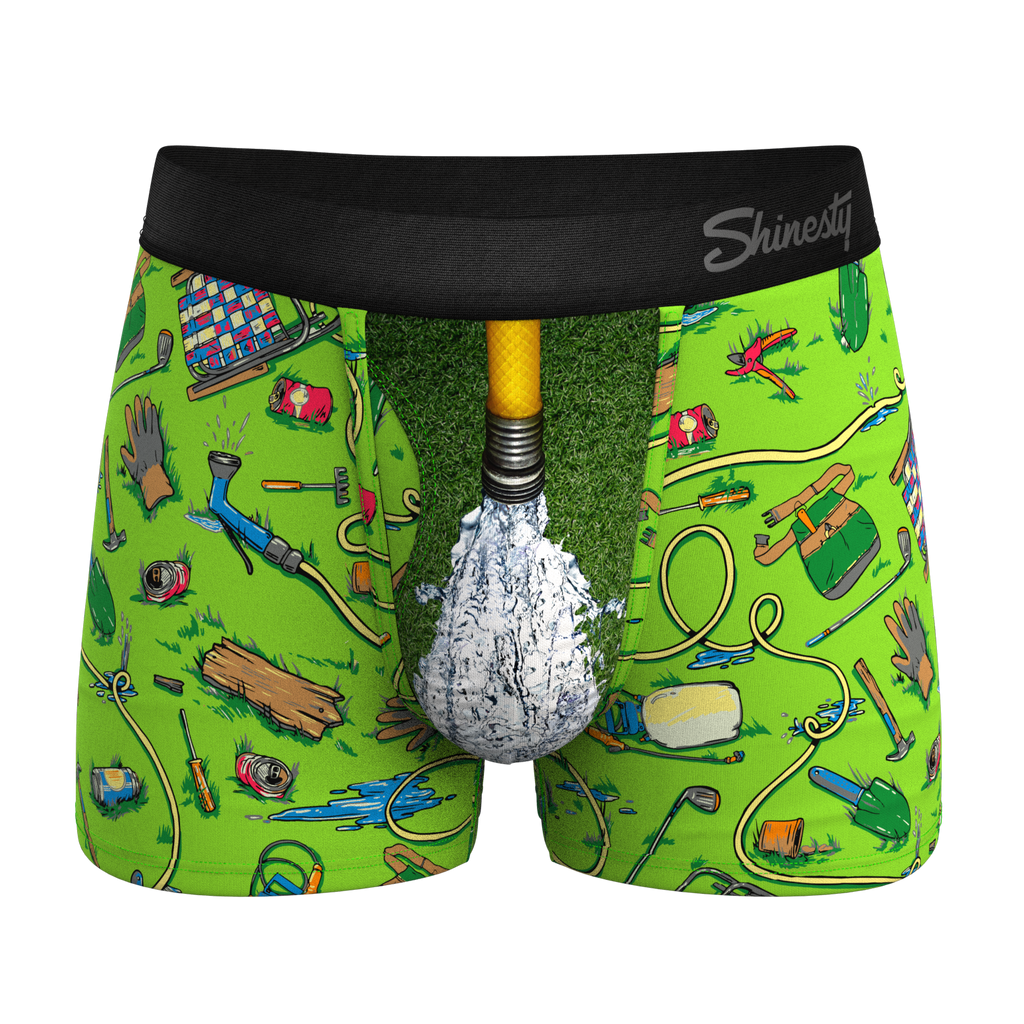 The Nice Piece Of Grass | Gardening Hose Ball Hammock® Pouch Trunks Underwear - Shinesty