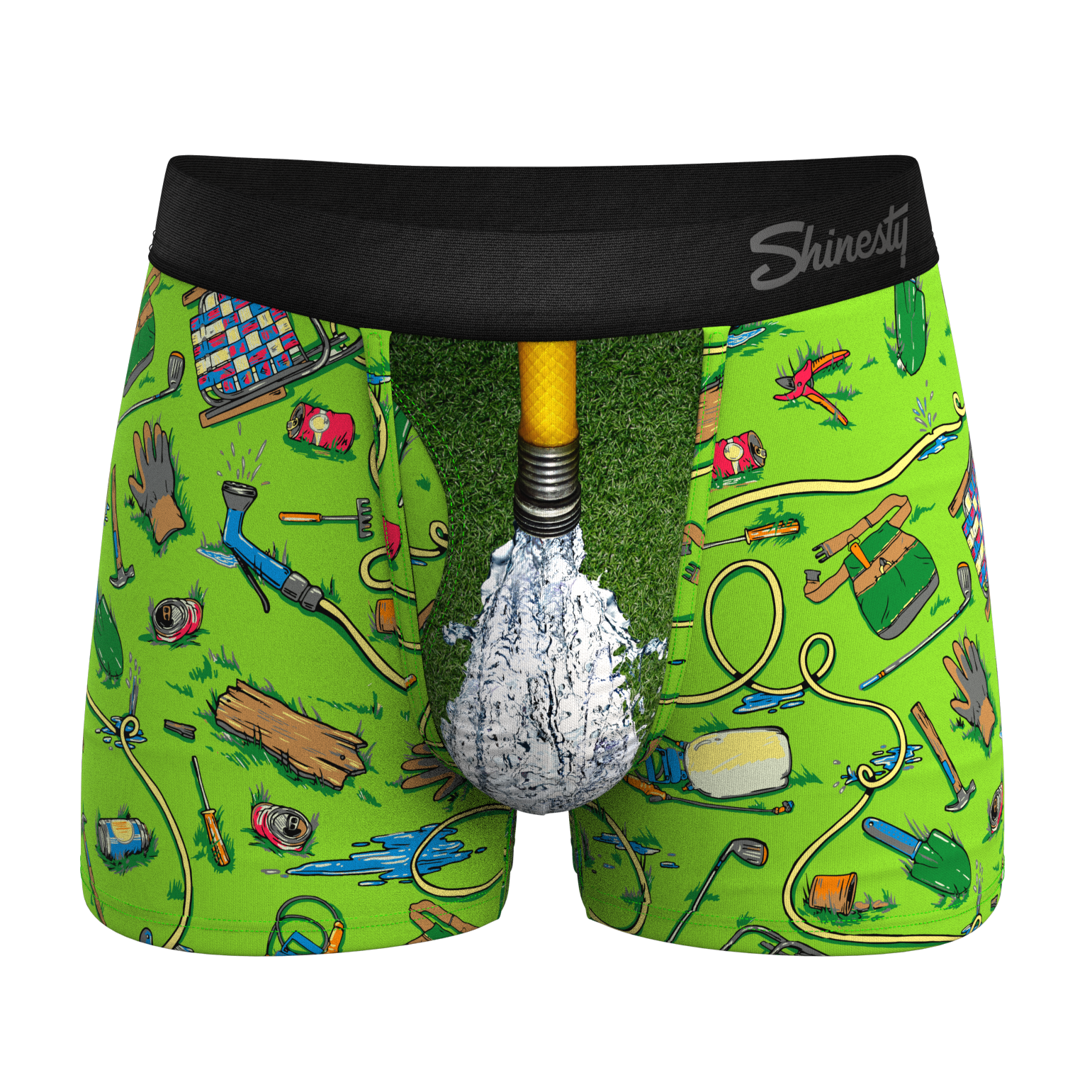 The Nice Piece Of Grass | Gardening Hose Ball Hammock® Pouch Trunks Underwear - Shinesty