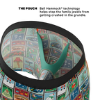 The North Pole Postage | Christmas Stamps Ball Hammock® Pouch Underwear - Shinesty
