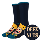 The Nut King | Nutcracker Heel Hammock™ Crew Socks - Shinesty