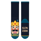 The Nut King | Nutcracker Heel Hammock™ Crew Socks - Shinesty