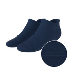 The Ocean Blue | Chambray Heather Heel Hammock™ Ankle Socks - Shinesty