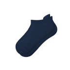 The Ocean Blue | Chambray Heather Heel Hammock™ Ankle Socks - Shinesty