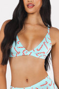 The Peppermint Pimp Canes | Candy Cane Boob Hammock™ Triangle Bralette - Shinesty