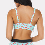The Peppermint Pimp Canes | Candy Cane Boob Hammock™ Plunge Bralette - Shinesty