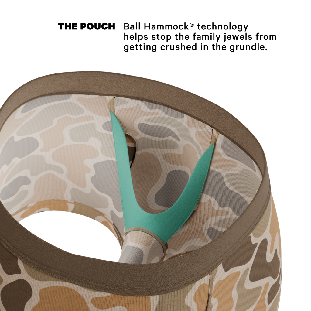 The Out Of Sight | Light Duck Camo Ball Hammock® Pouch Trunks Underwear - Shinesty