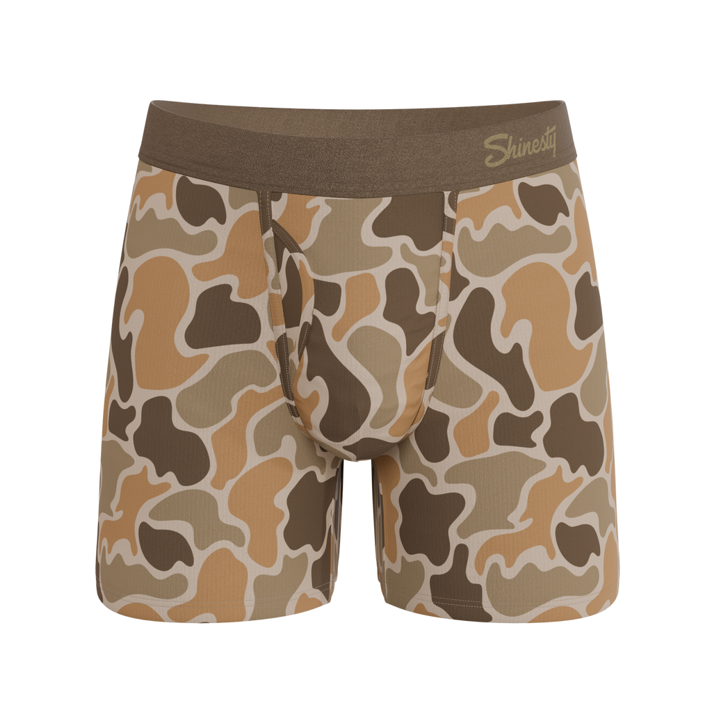 The Out Of Sight | Light Duck Camo Ball Hammock® Magnum Big Pouch Underwear - Shinesty