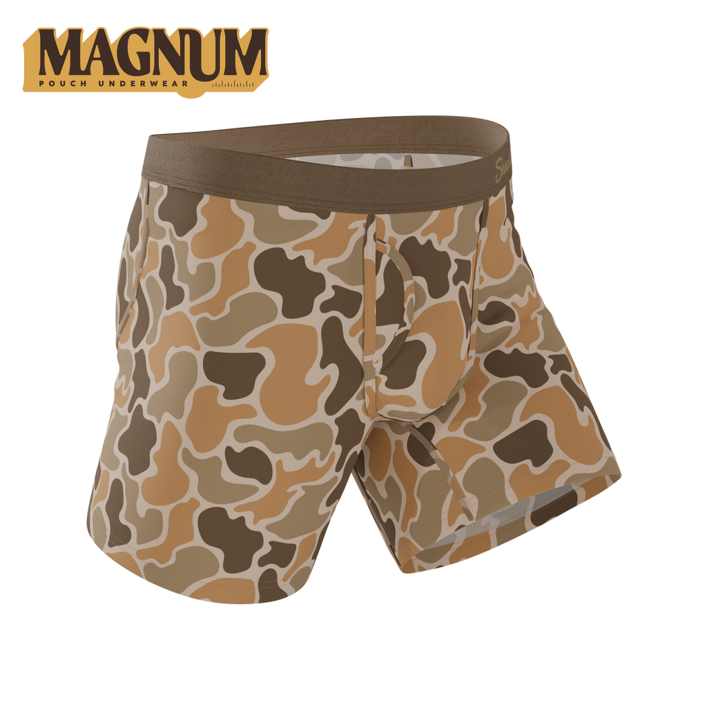 The Out Of Sight | Light Duck Camo Ball Hammock® Magnum Big Pouch Underwear - Shinesty
