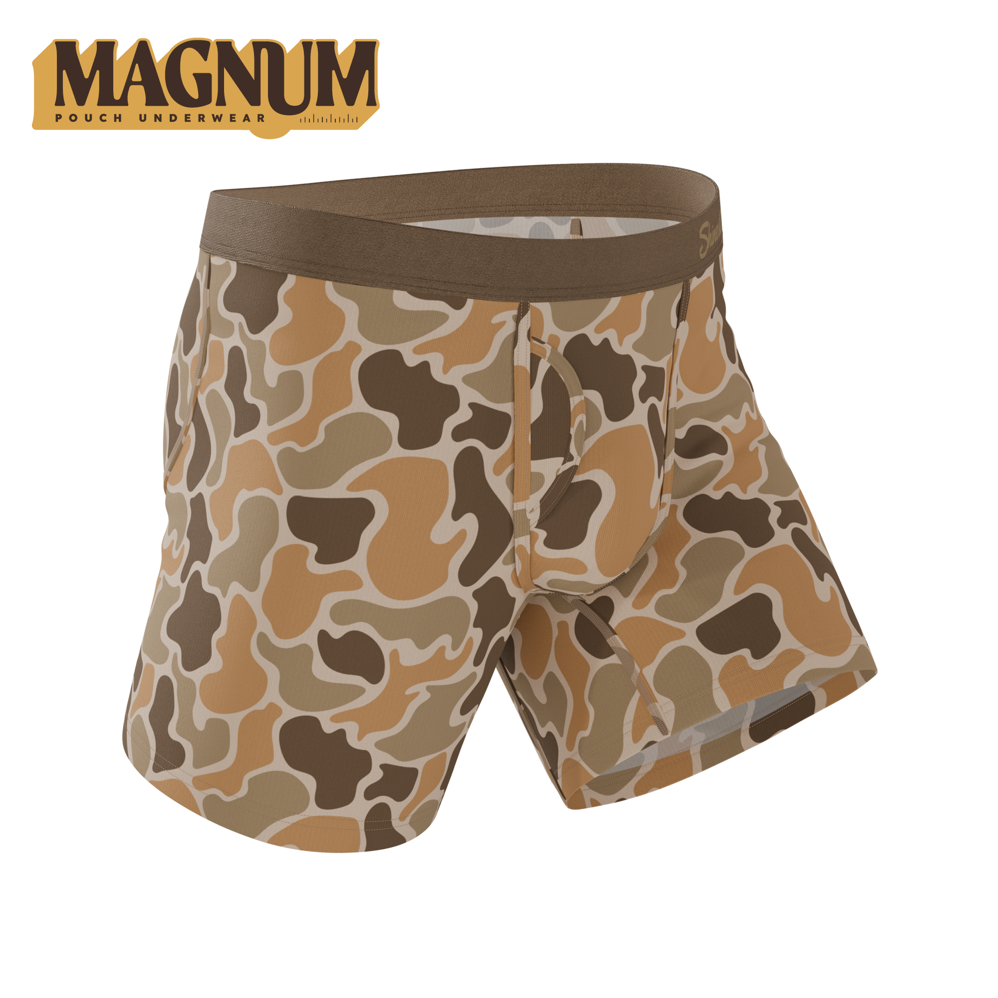 The Out Of Sight | Light Duck Camo Ball Hammock® Magnum Big Pouch Underwear - Shinesty