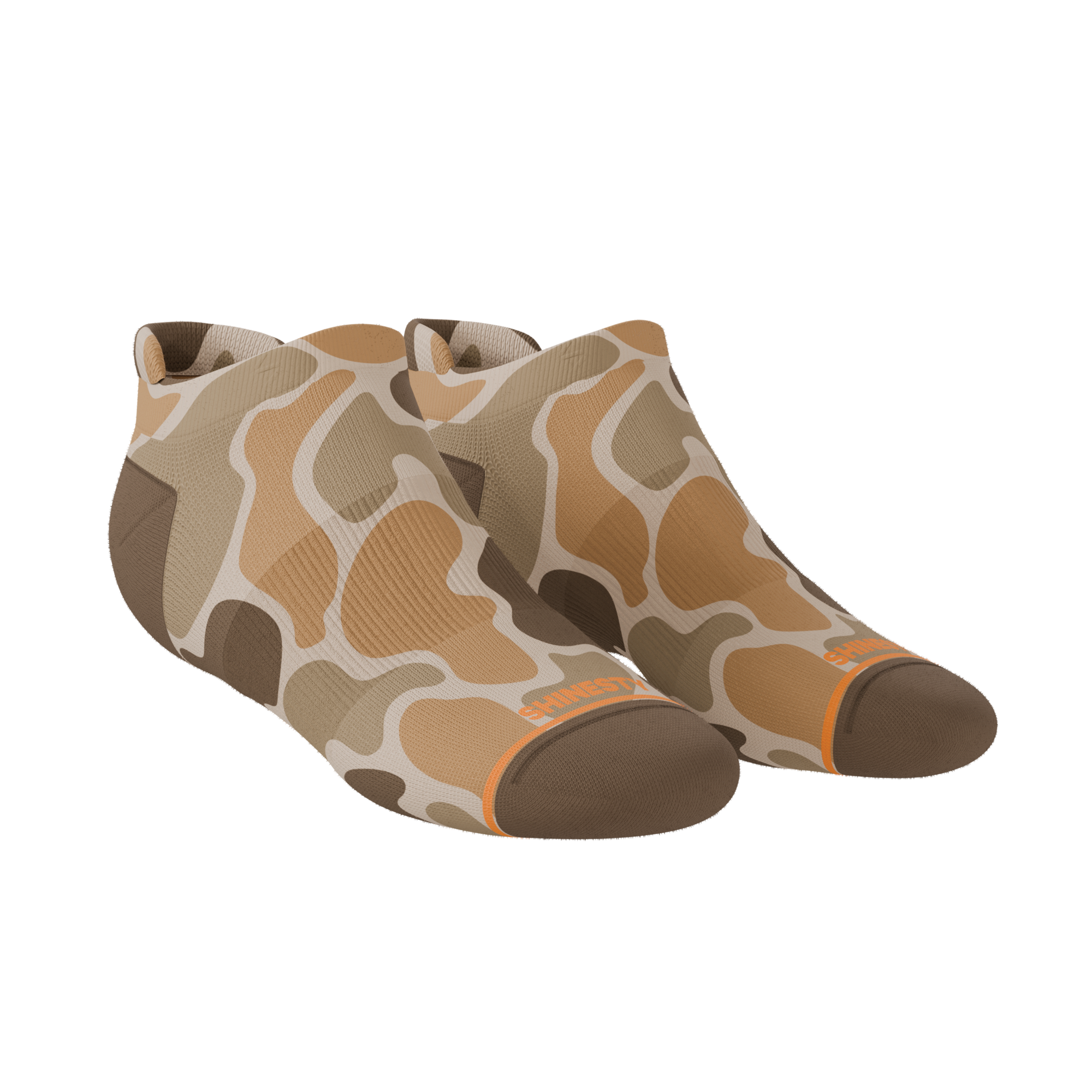 The Out Of Sight | Light Duck Camo Heel Hammock™ Ankle Socks - Shinesty