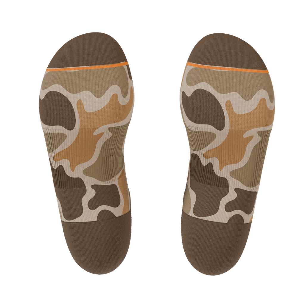 The Out Of Sight | Light Duck Camo Heel Hammock™ Ankle Socks - Shinesty