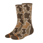The Out Of Sight | Light Duck Camo Heel Hammock™ Crew Socks - Shinesty