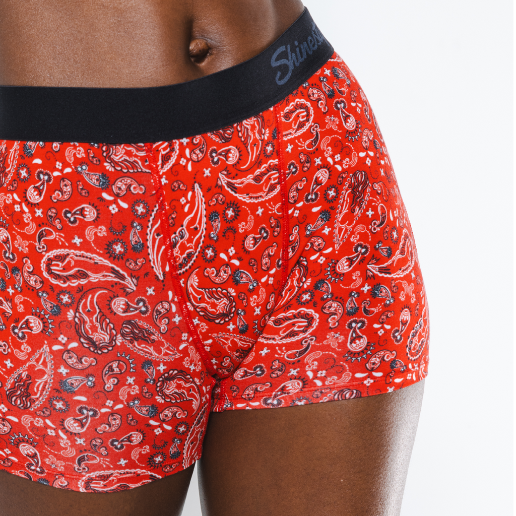 The Outlaw | Naughty Paisley Women’s Boxers - Shinesty