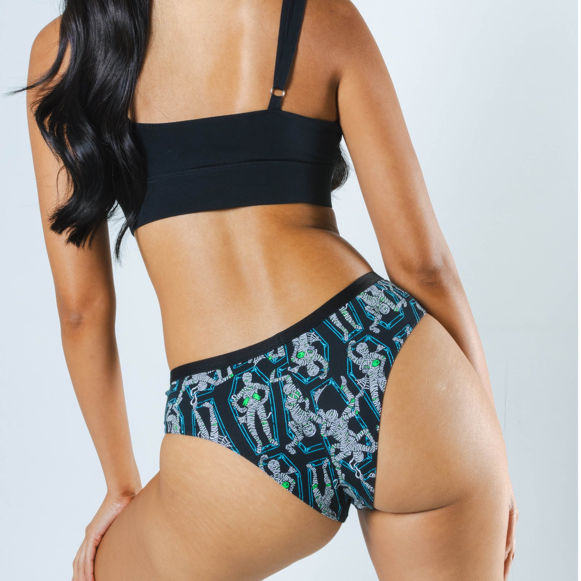 The Inter-Corpse | Halloween Mummies Cheeky Underwear - Shinesty