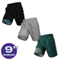 The PR | Ball Hammock® 9 Inch Athletic Shorts 3 Pack - Shinesty