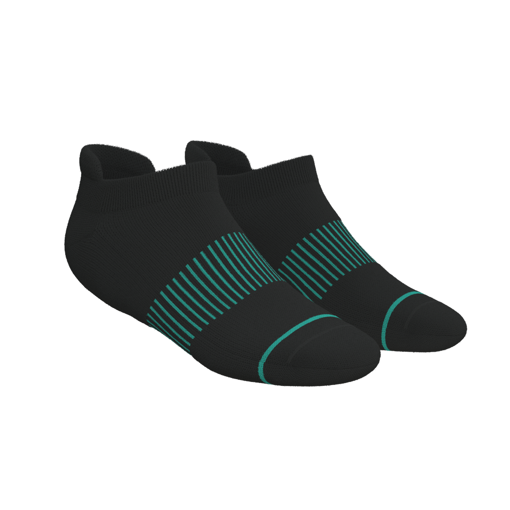 Versatile Solids Mix Pack | Blue Tri Color Block and Solids Heel Hammock™ Ankle Socks 6 Pack - Shinesty