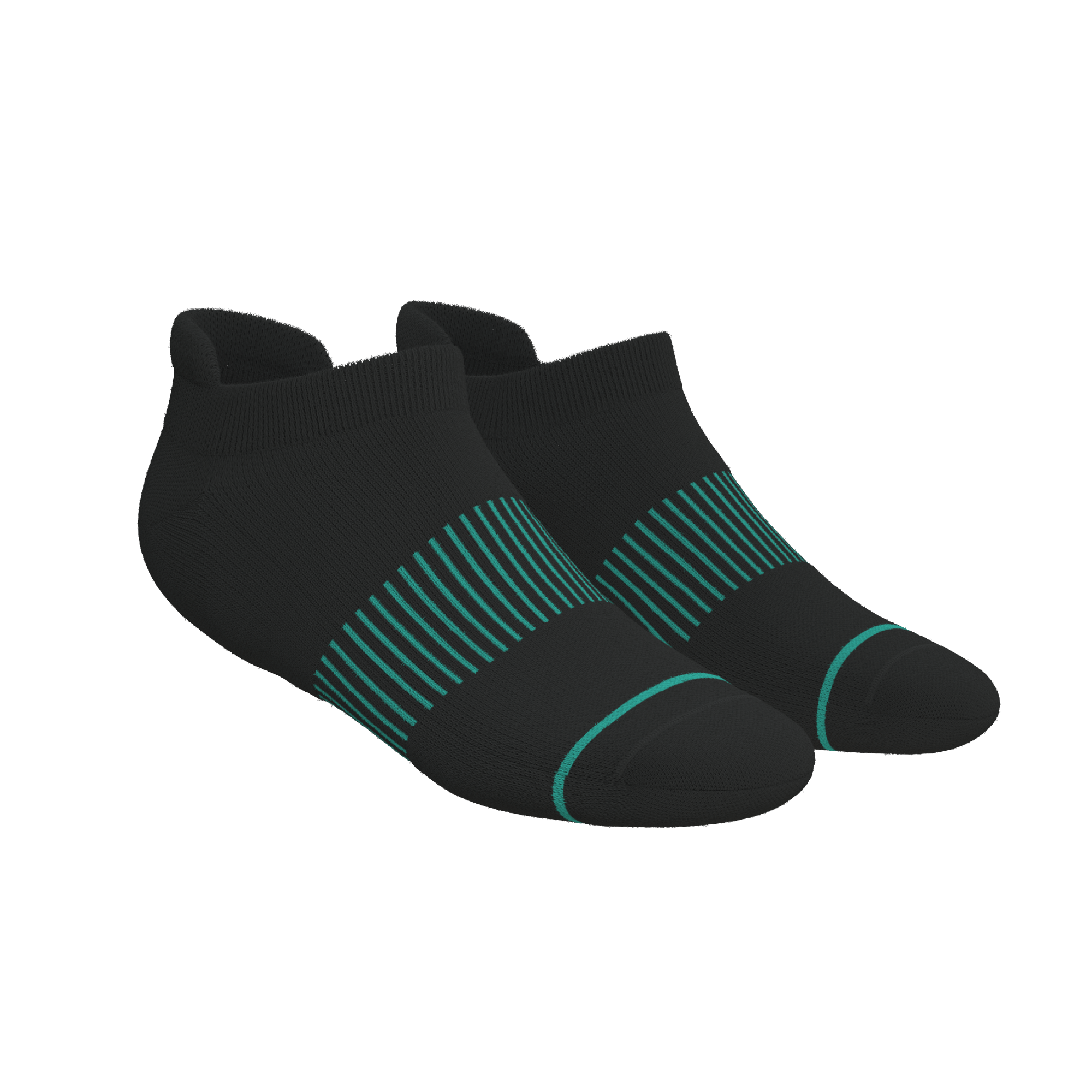 Versatile Solids Mix Pack | Blue Tri Color Block and Solids Heel Hammock™ Ankle Socks 6 Pack - Shinesty