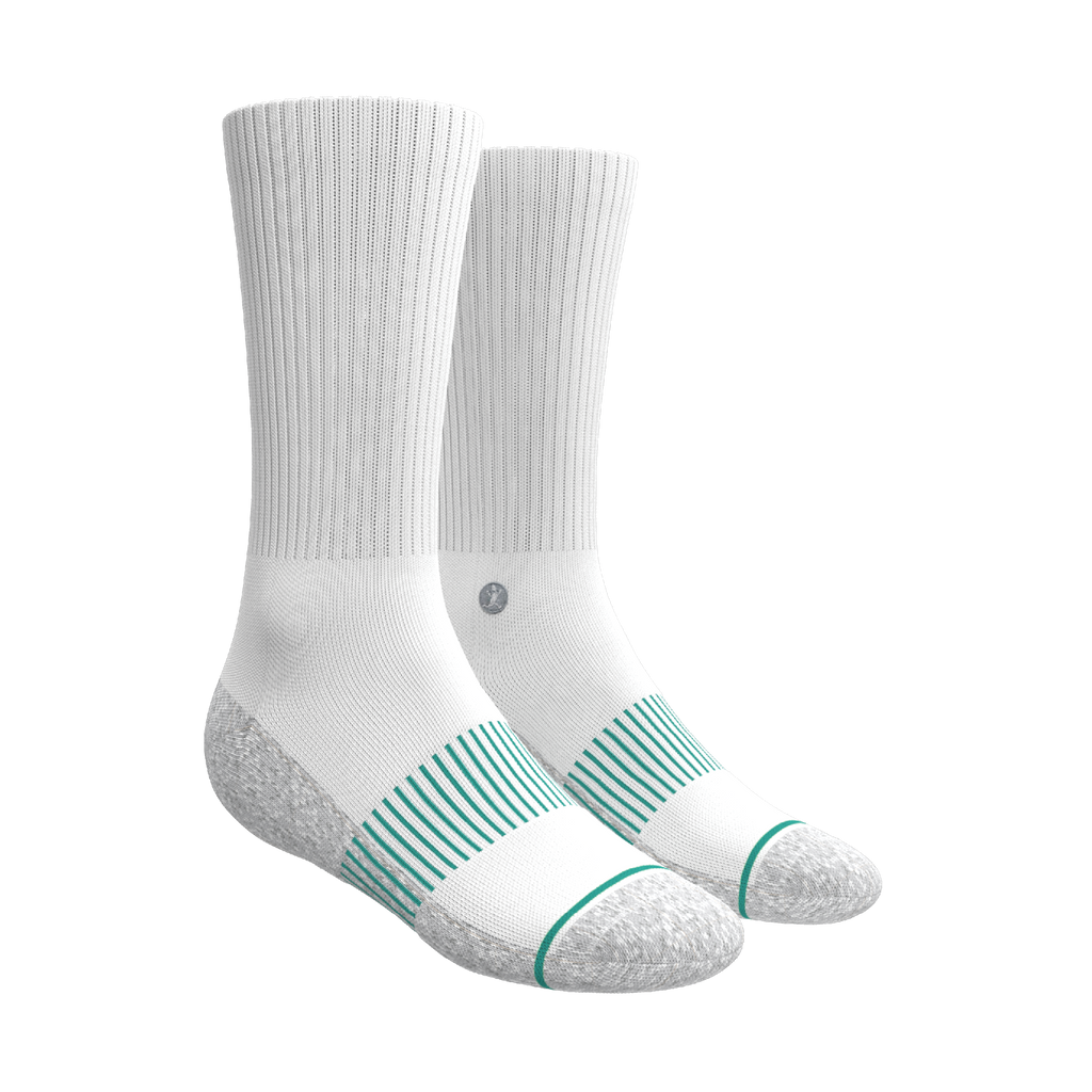 Versatile Solids Mix Pack | Blue Tri Color Block and Solids Heel Hammock™ Crew Socks 6 Pack - Shinesty