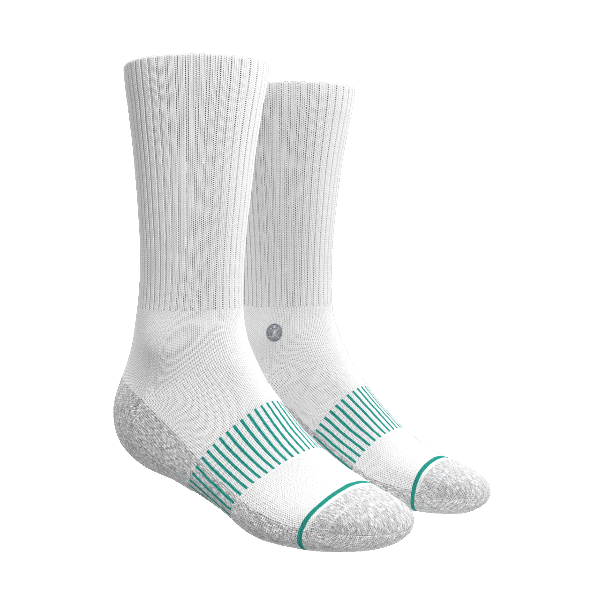 Versatile Solids Mix Pack | Blue Tri Color Block and Solids Heel Hammock™ Crew Socks 6 Pack - Shinesty