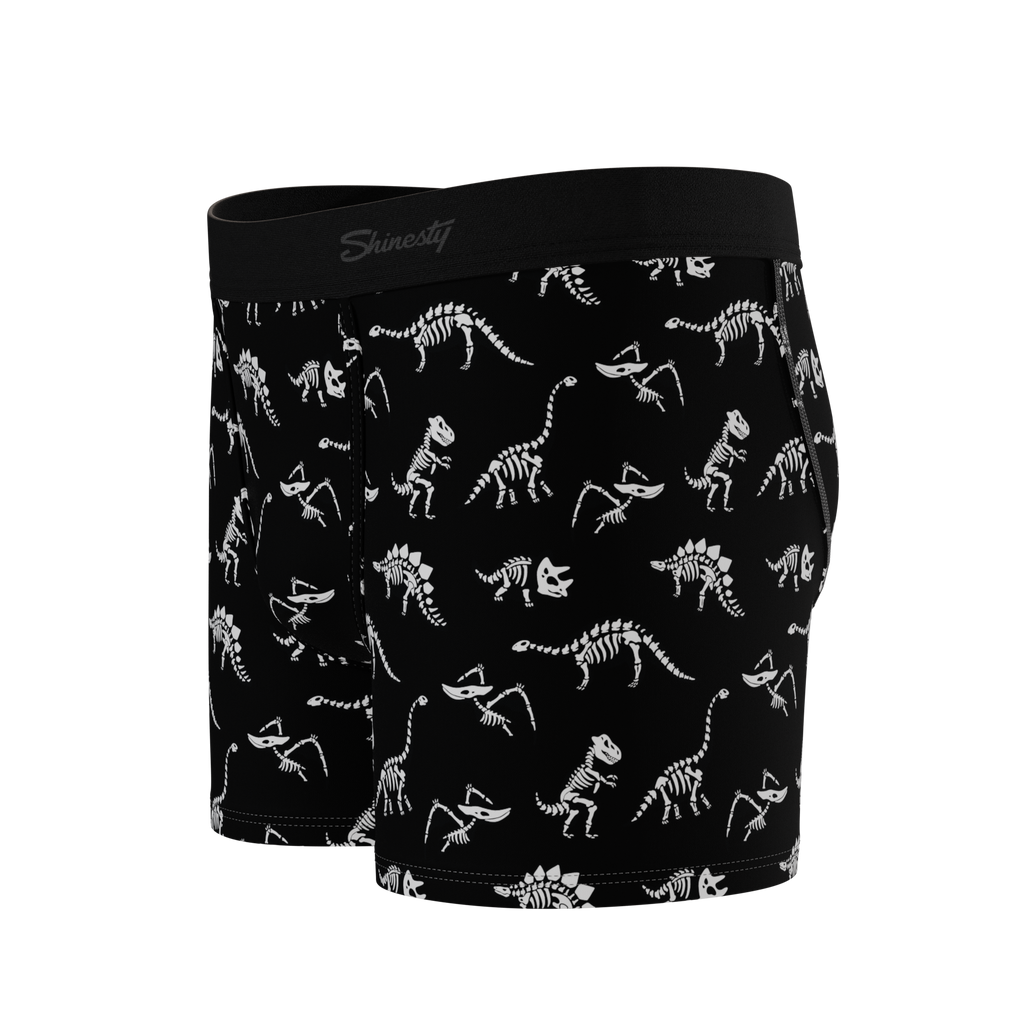 The Paleontologist | Glow in the Dark Dinosaurs Youth Boxer Briefs - Shinesty