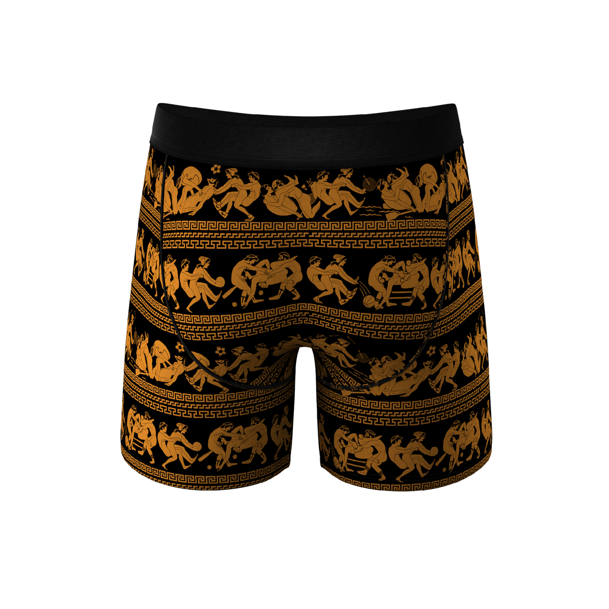 The Ancient Twister | Ancient Vase Orgy Ball Hammock® Pouch Underwear With Fly - Shinesty