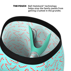 The Peppermint Pimp Canes | Candy Cane Ball Hammock® Boxer - Long Leg - Shinesty