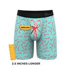 The Peppermint Pimp Canes | Candy Cane Ball Hammock® Boxer - Long Leg - Shinesty