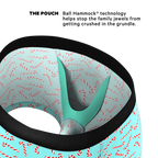 The Peppermint Pimp Canes | Candy Cane Ball Hammock® Pouch Trunks Underwear - Shinesty