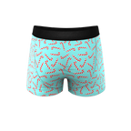 The Peppermint Pimp Canes | Candy Cane Ball Hammock® Pouch Trunks Underwear - Shinesty