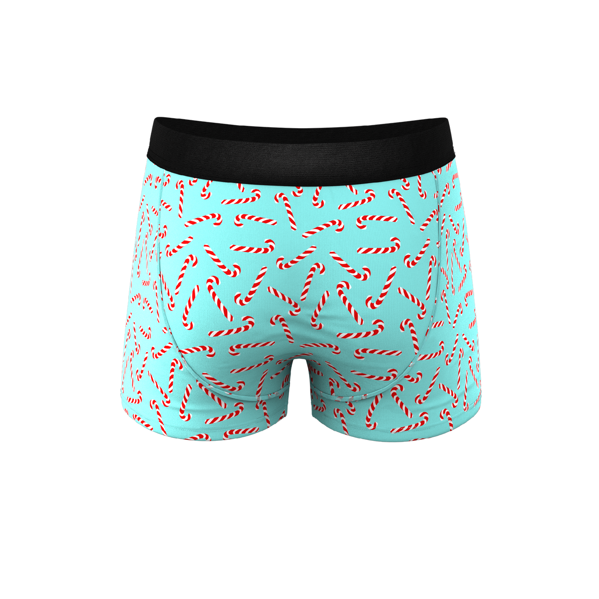 The Peppermint Pimp Canes | Candy Cane Ball Hammock® Pouch Trunks Underwear - Shinesty