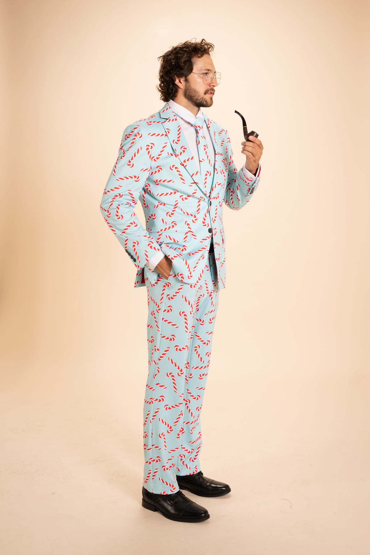 The Peppermint Pimp Canes | Candy Cane Men's Novelty Suit - Shinesty