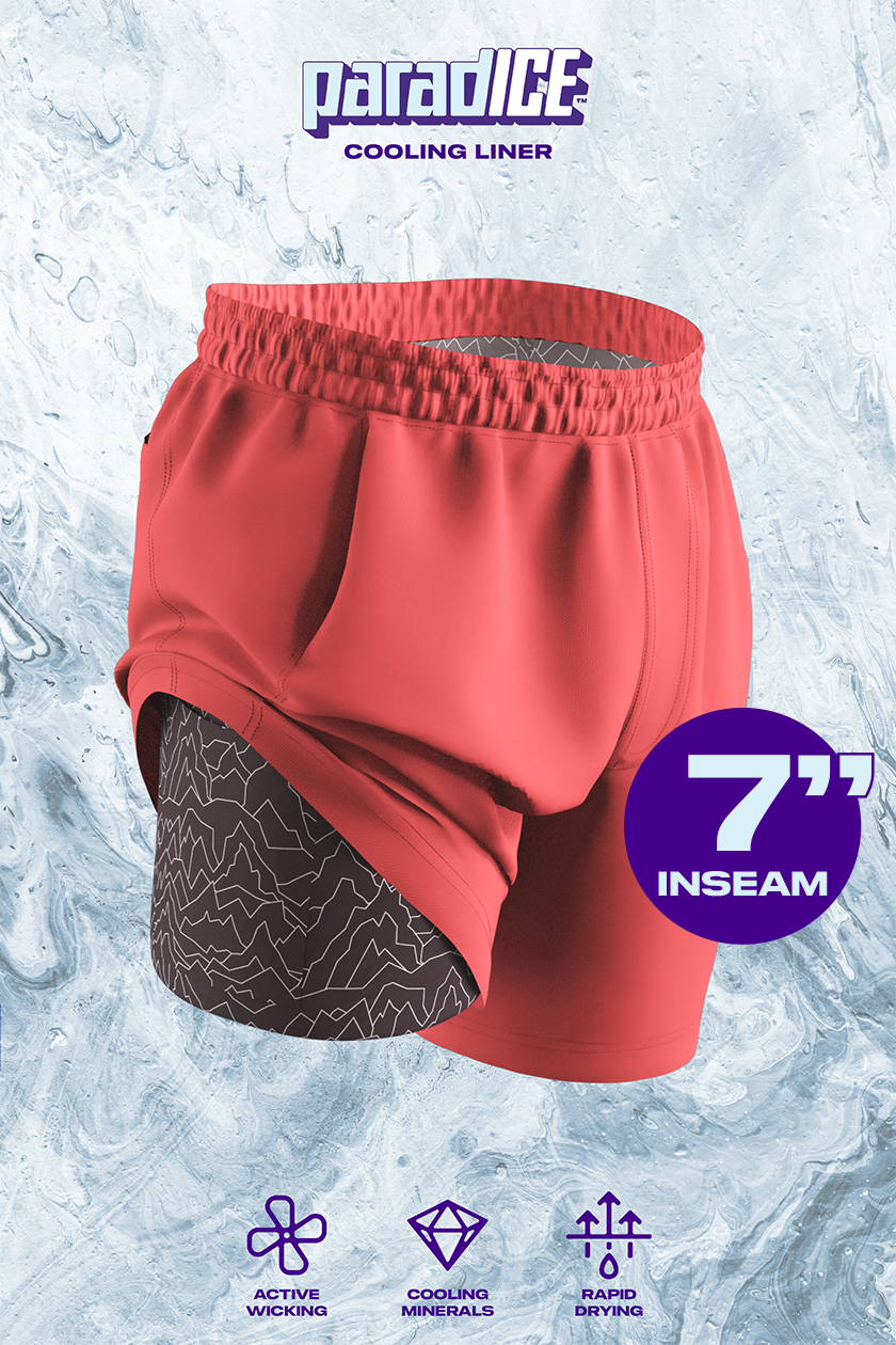 The Personal Record | Red Ball Hammock® 7 Inch Athletic Shorts - Shinesty