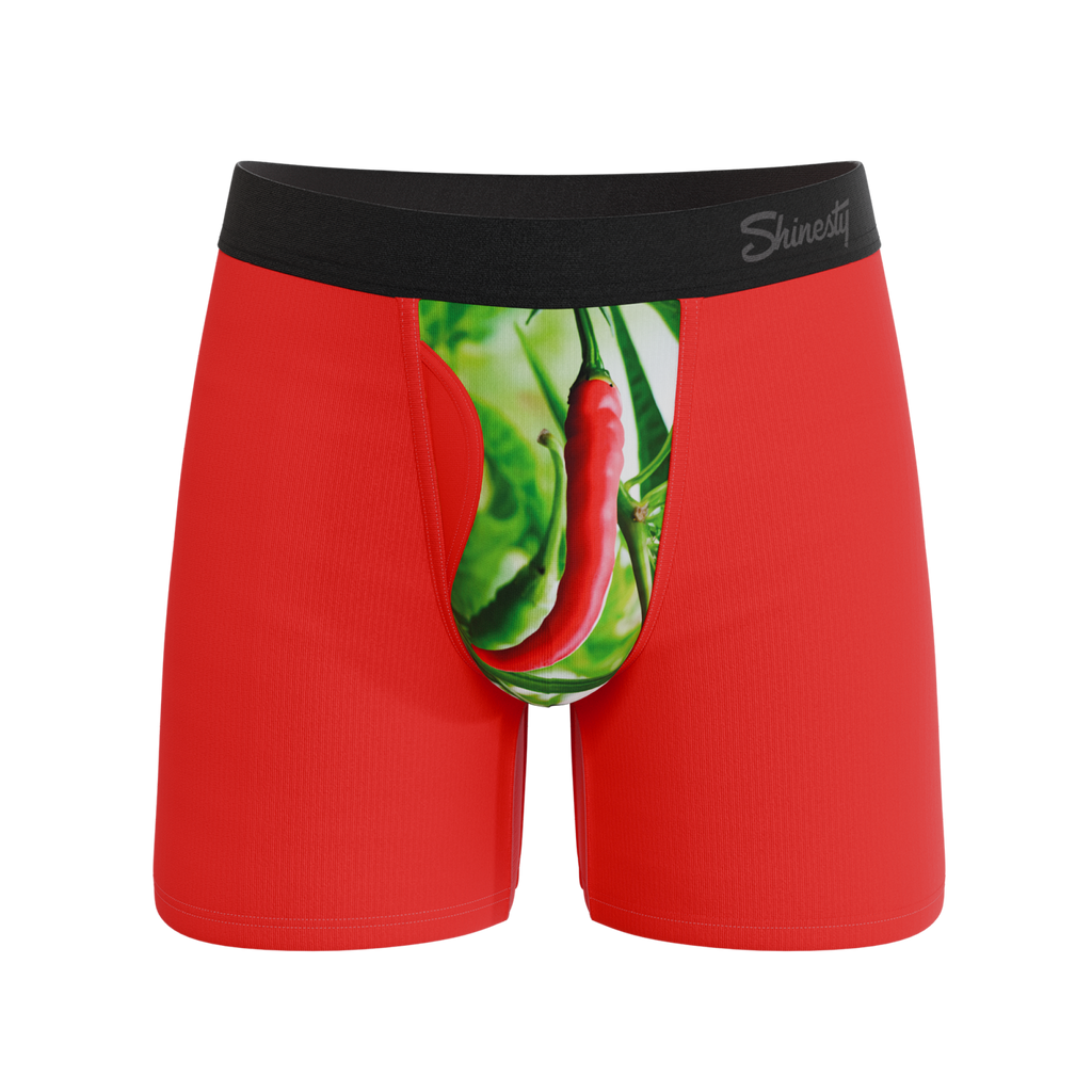 The Picante | Chili Pepper Ball Hammock® Magnum Big Pouch Underwear - Shinesty