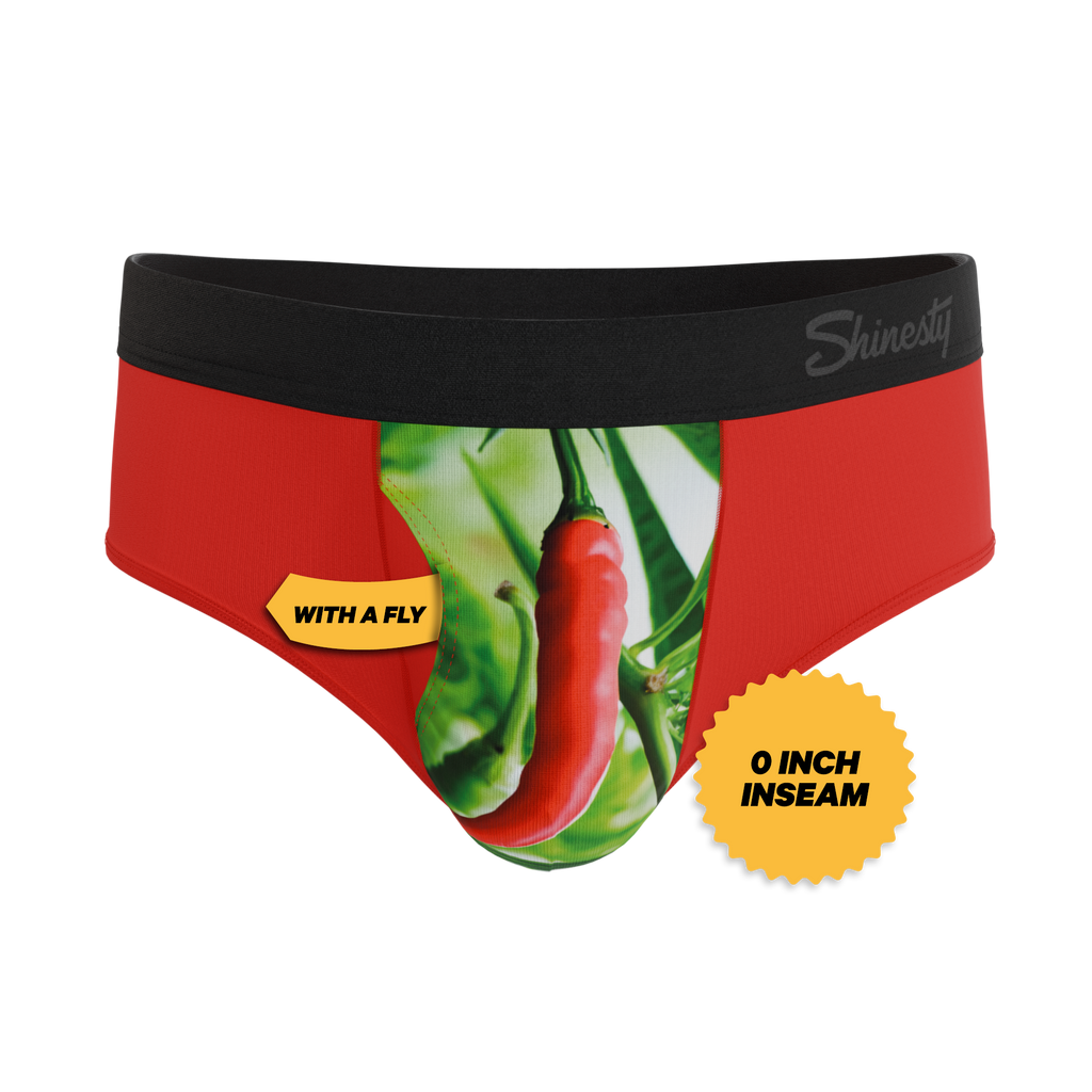 The Picante | Chili Pepper Ball Hammock® Pouch Underwear Briefs - Shinesty