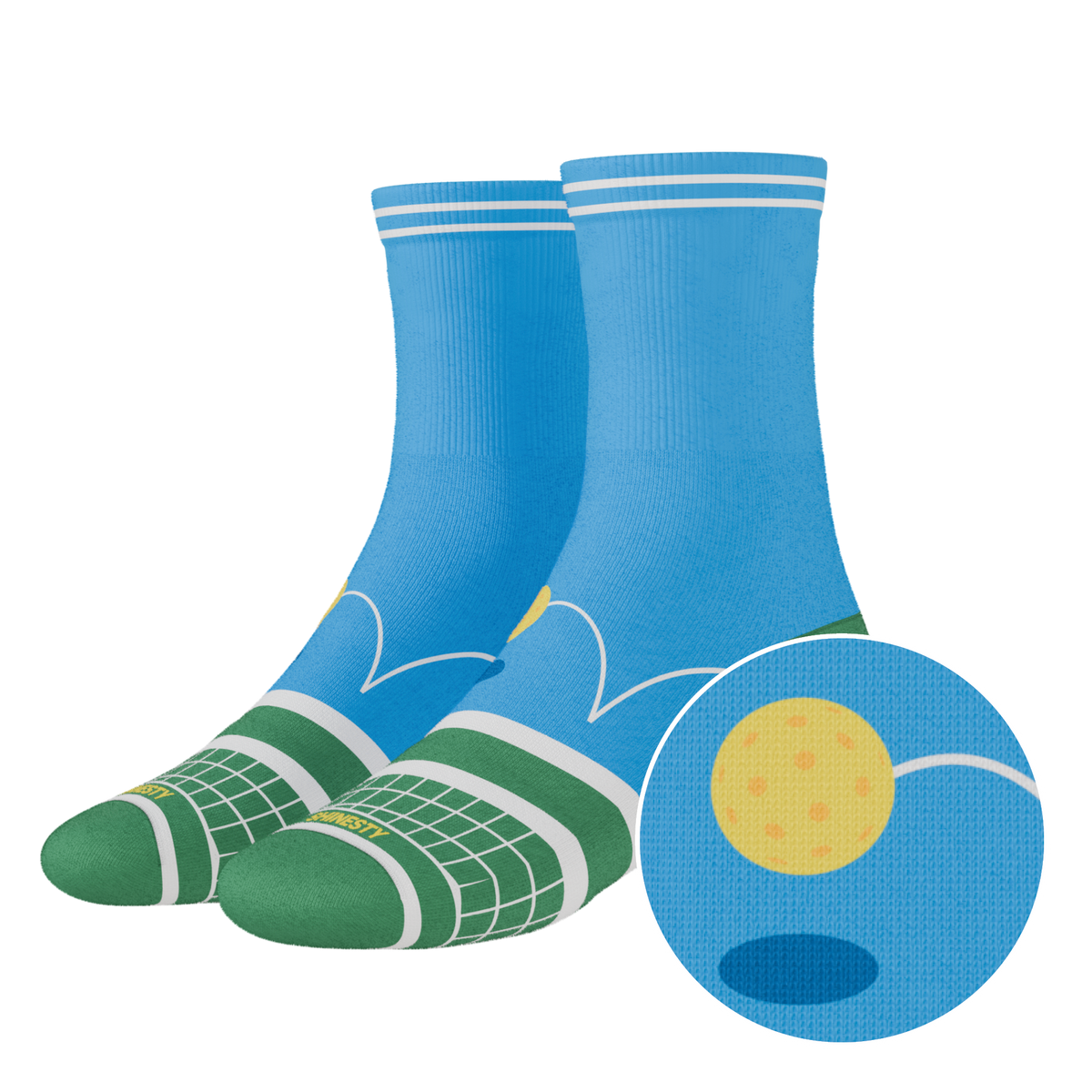The Pickler | Pickleball Heel Hammock™ Quarter Crew Socks - Shinesty