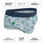 The Pirate's Booty | Naughty Map Ball Hammock® Pouch Underwear Briefs - Shinesty