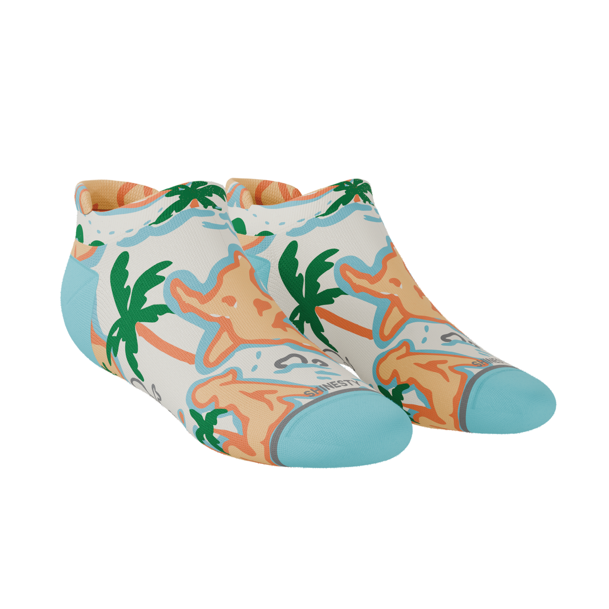 The Pirate's Booty | Naughty Map Heel Hammock™ Ankle Socks - Shinesty