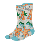 The Pirate's Booty | Naughty Map Heel Hammock™ Crew Socks - Shinesty