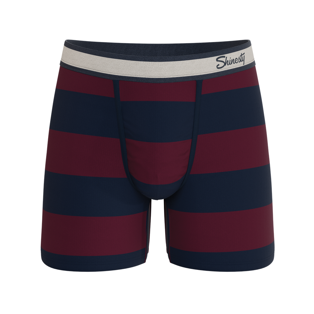 The Pitch | Rugby Stripe Ball Hammock® Pouch Underwear - Shinesty