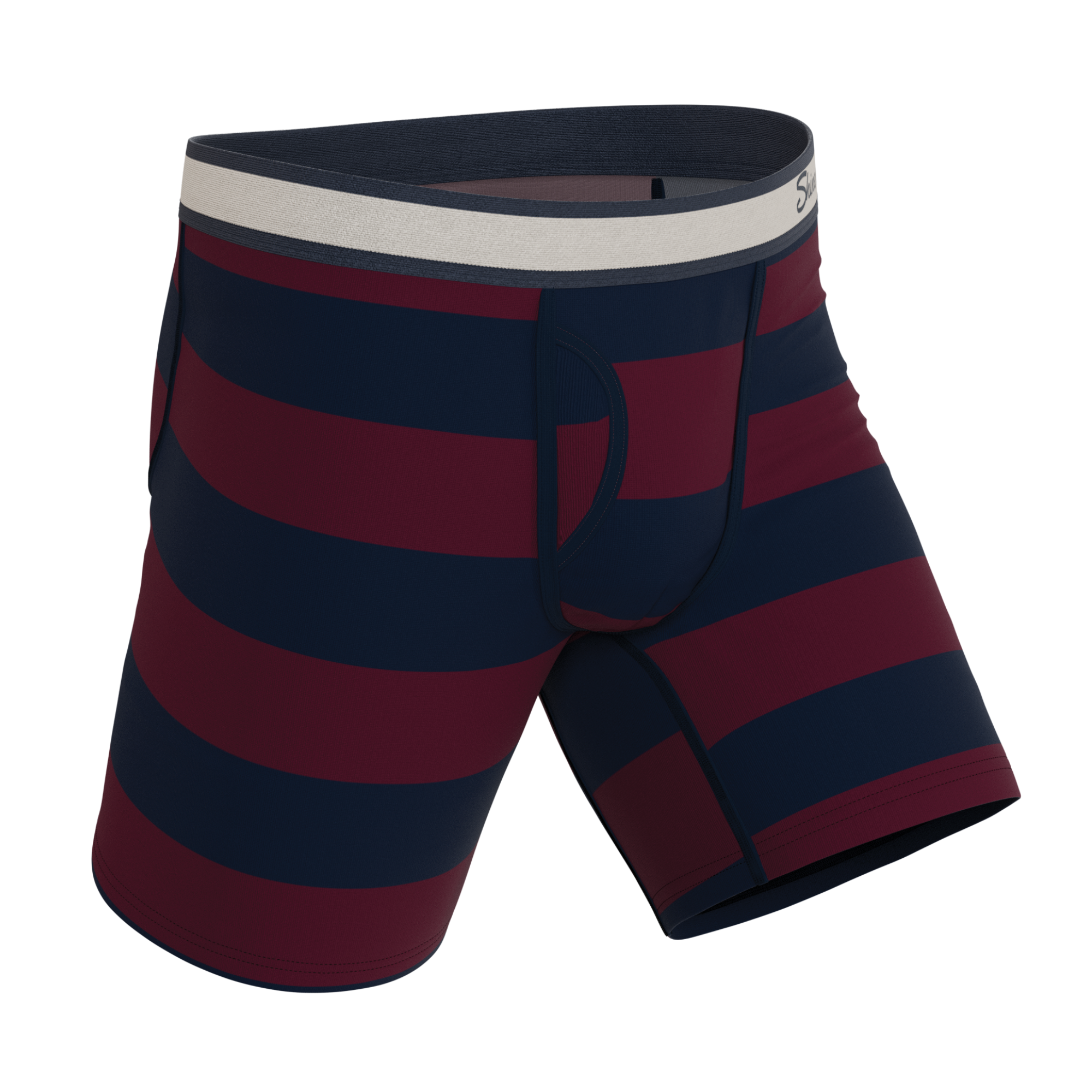 The Pitch | Rugby Stripe Ball Hammock® Boxer - Long Leg - Shinesty