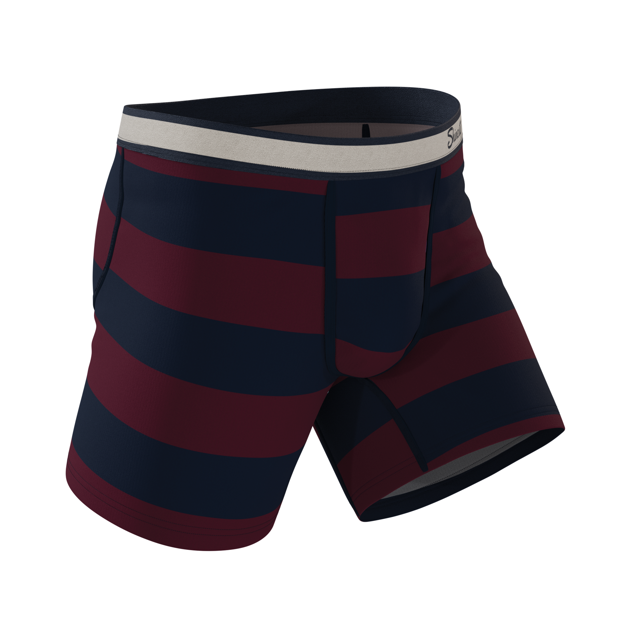 The Pitch | Rugby Stripe Ball Hammock® Pouch Underwear - Shinesty