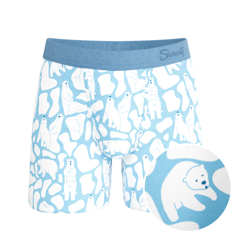 The Polar Polka | Polar Bear Scene Ball Hammock® Pouch Underwear - Shinesty